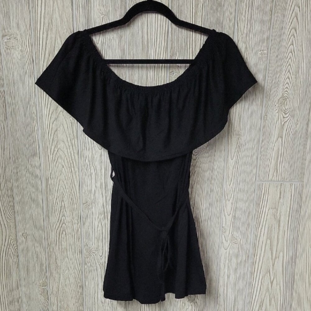 Times Two Black Off The Shoulder Maternity Top Womens Maternity Size Small NWT